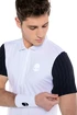 T-shirt pour homme Hydrogen  Tech Zipped Polo White/Blue