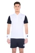 T-shirt pour homme Hydrogen  Tech Zipped Polo White/Blue