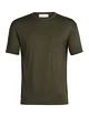 T-shirt pour homme Icebreaker  Granary SS Pocket Tee Loden