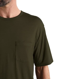 T-shirt pour homme Icebreaker  Granary SS Pocket Tee Loden