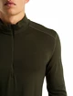 T-shirt pour homme Icebreaker  M 260 Tech LS Half Zip Loden