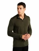 T-shirt pour homme Icebreaker  M 260 Tech LS Half Zip Loden
