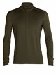 T-shirt pour homme Icebreaker  M 260 Tech LS Half Zip Loden