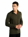 T-shirt pour homme Icebreaker  M 260 Tech LS Half Zip Loden
