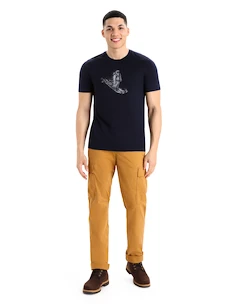 T-shirt pour homme Icebreaker  M Tech Lite II SS Tee Yet Midnight