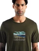 T-shirt pour homme Icebreaker  Tech Lite II SS Tee Trailhead Loden