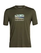 T-shirt pour homme Icebreaker  Tech Lite II SS Tee Trailhead Loden