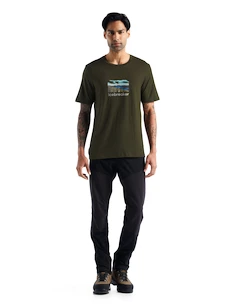 T-shirt pour homme Icebreaker  Tech Lite II SS Tee Trailhead Loden