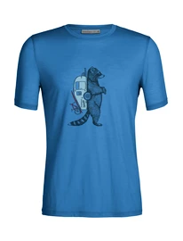 T-shirt pour homme Icebreaker Tech Lite II SS Tee Waschbar Wandering Azul SS22