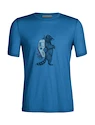 T-shirt pour homme Icebreaker  Tech Lite II SS Tee Waschbar Wandering Azul SS22 XL