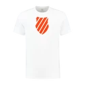 T-shirt pour homme K-Swiss  Hypercourt Logo Tee Jet White/Spicy Orange