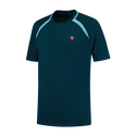 T-shirt pour homme K-Swiss  Hypercourt Mesh Crew 2 Blue Opal  L