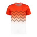 T-shirt pour homme K-Swiss  Hypercourt Print Crew Spicy Orange/White