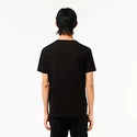 T-shirt pour homme Lacoste  Big Logo Core Performance T-Shirt Black/Sunrise