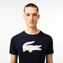 T-shirt pour homme Lacoste  Big Logo Core Performance T-Shirt Navy Blue/White