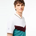 T-shirt pour homme Lacoste  Medvedev New York Day Polo White/Limeira