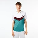 T-shirt pour homme Lacoste  Medvedev New York Day Polo White/Limeira