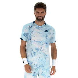 T-shirt pour homme Lotto Tech IV - D2 Tee Spun Sugar Blu