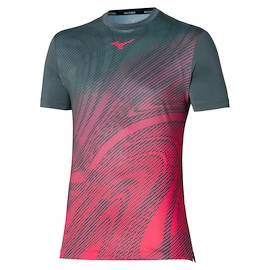 T-shirt pour homme Mizuno Charge Shadow Graphic Tee Turbulence