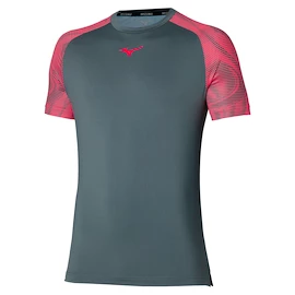 T-shirt pour homme Mizuno Charge Shadow Tee Turbulence