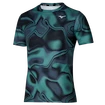 T-shirt pour homme Mizuno  Core Graphic Tee Mineral Blue