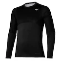 T-shirt pour homme Mizuno  Heat Charge BT L/S/Black  XL