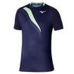 T-shirt pour homme Mizuno  Release Shadow Graphic Tee Evening Blue