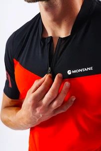 T-shirt pour homme Montane  Dragon Zip T-Shirt Flag Red