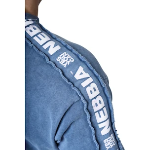T-shirt pour homme Nebbia NEBBIA x OLYMPIA Washed Oversized T-Shirt GOLDEN AGE 790 blue