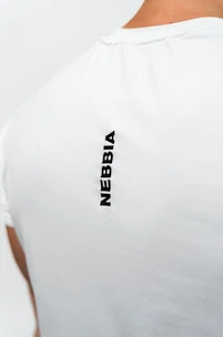 T-shirt pour homme Nebbia Performance+ Short-Sleeve Sports T-shirt RESISTANCE 348 white