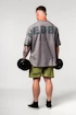 T-shirt pour homme Nebbia  Washed-off Oversized Heavyweight Cotton T-shirt NO SHORTCUTS 369 Light Grey