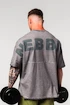 T-shirt pour homme Nebbia  Washed-off Oversized Heavyweight Cotton T-shirt NO SHORTCUTS 369 Light Grey