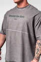 T-shirt pour homme Nebbia  Washed-off Oversized Heavyweight Cotton T-shirt NO SHORTCUTS 369 Light Grey