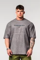 T-shirt pour homme Nebbia  Washed-off Oversized Heavyweight Cotton T-shirt NO SHORTCUTS 369 Light Grey