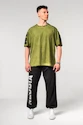 T-shirt pour homme Nebbia  Washed-off Oversized T-shirt LIFTING CLUB Green