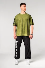 T-shirt pour homme Nebbia Washed-off Oversized T-shirt LIFTING CLUB Green