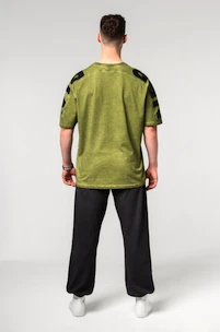 T-shirt pour homme Nebbia  Washed-off Oversized T-shirt LIFTING CLUB Green