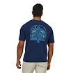T-shirt pour homme Patagonia  How to Save Responsibili Current Blue