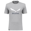 T-shirt pour homme Salewa  Solidlogo Dri-Release Heather Grey