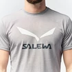 T-shirt pour homme Salewa  Solidlogo Dri-Release Heather Grey