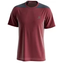 T-shirt pour homme Salomon  Outline SS Tee Cabernet