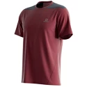 T-shirt pour homme Salomon  Outline SS Tee Cabernet