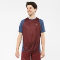 T-shirt pour homme Salomon Sense Aero SS Tee Cabernet
