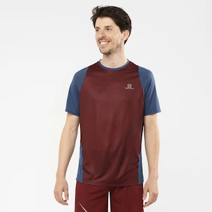 T-shirt pour homme Salomon Sense Aero SS Tee Cabernet
