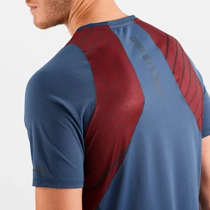 T-shirt pour homme Salomon Sense Aero SS Tee Cabernet