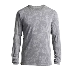 T-shirt pour homme Saucony  Negative-Splt Jacquard LS grey S