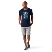 T-shirt pour homme Smartwool  Merino Sport 150 Go Far Feel Good Summit Navy