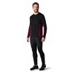 T-shirt pour homme Smartwool  Merino Sport 150 Long Sleeve Crew Red/Black SS22