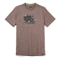 T-shirt pour homme Smartwool  Merino Sport 150 Overland Adventure Flint Heather