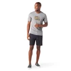 T-shirt pour homme Smartwool  Merino Sport 150 Overland Adventure Gray Heather